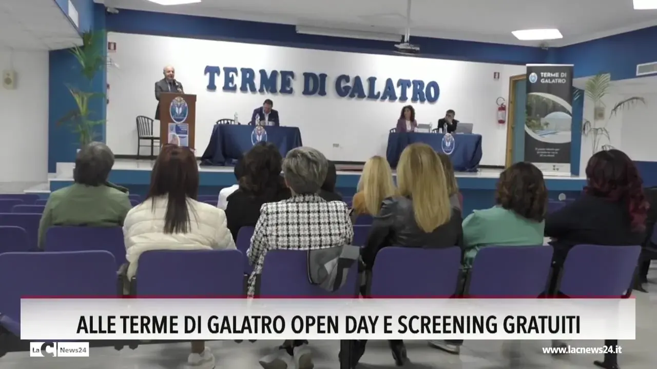 Alle Terme di Galatro open day e screening gratuiti