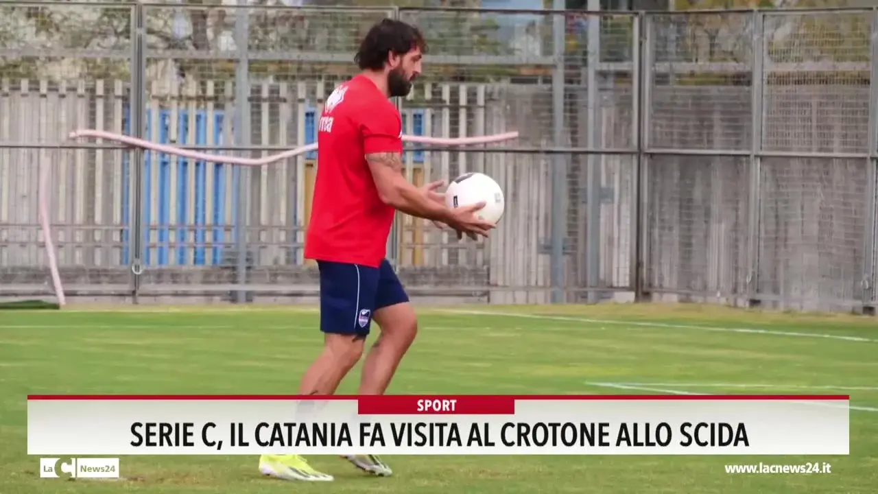 Serie C, il Catania fa visita al Crotone allo Scida