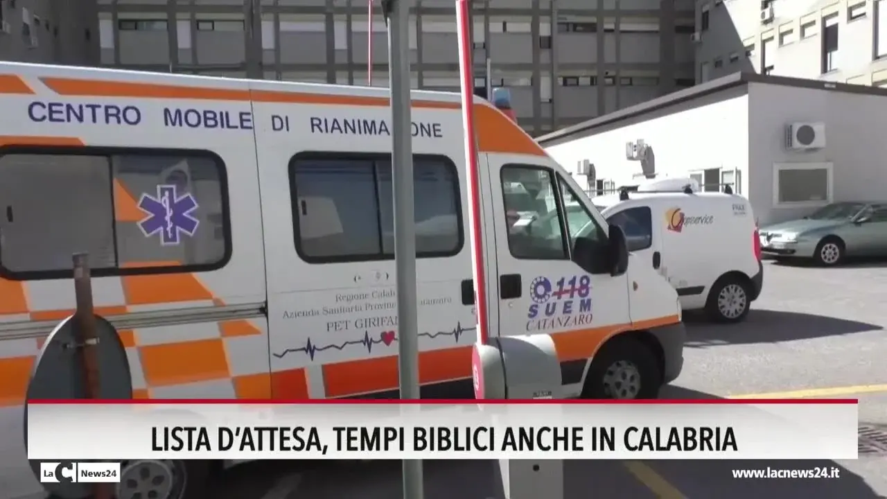 Lista d'attesa, tempi biblici anche in Calabria