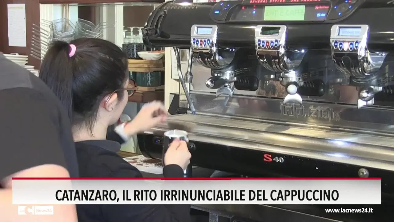 Catanzaro il rito irrinunciabile del cappuccino