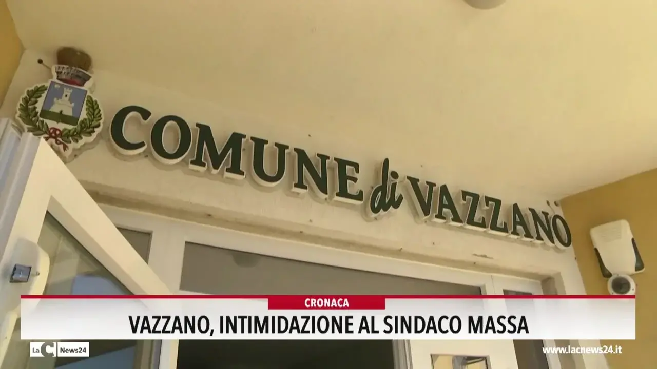 Vazzano intimidazione al sindaco Massa