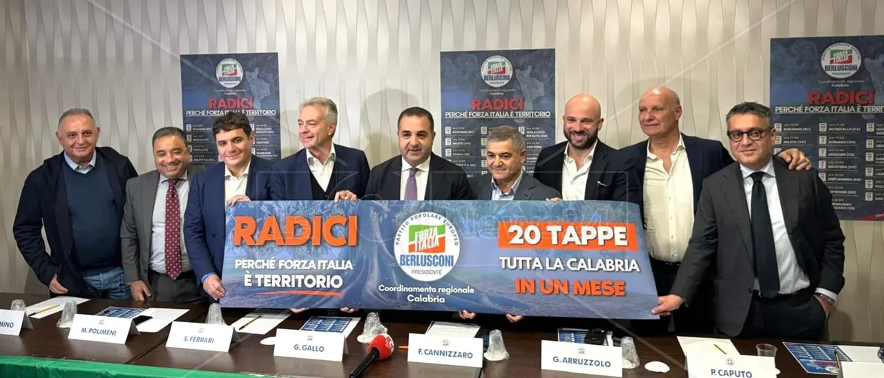 Radici, Forza Italia presenta l’iniziativa itinerante per dar voce ai territori: venti le tappe in tutta la Calabria