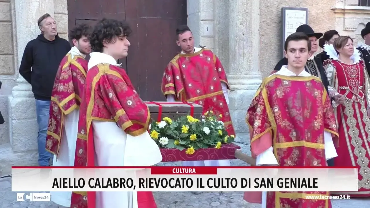 Ad Aiello Calabro la rievocazione dell'arrivo delle spoglie del santo patrono