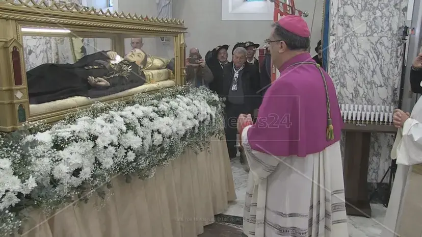 Dal Gran Sasso le spoglie del patrono della gioventu.