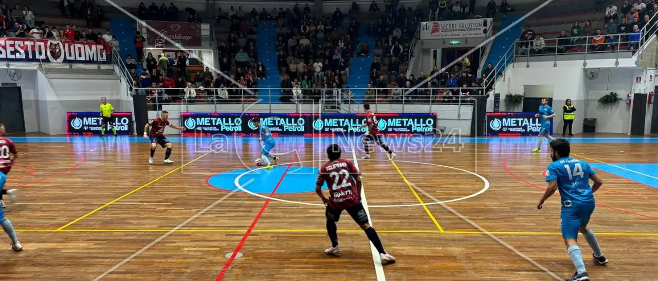 Pirossigeno Cosenza, rinviato il match contro il Meta Catania per maltempo: ora testa al Manfredonia\n