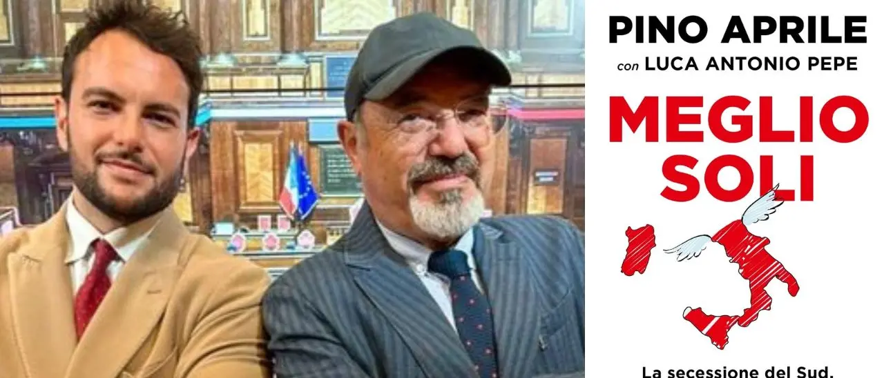Il nuovo libro di Pino Aprile in libreria nel giorno dell’Autonomia differenziata: «Con le coincidenze parlano gli dei»\n