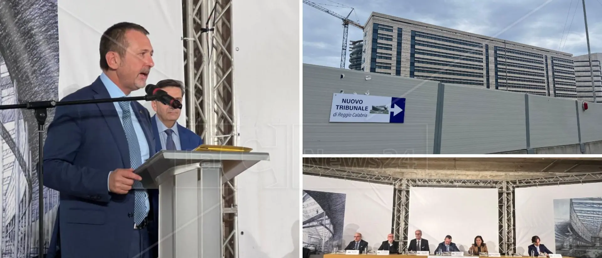 Ripartono i lavori per il nuovo palazzo di Giustizia a Reggio, il sottosegretario Delmastro: «Impegno del Governo per sanare una ferita del territorio»