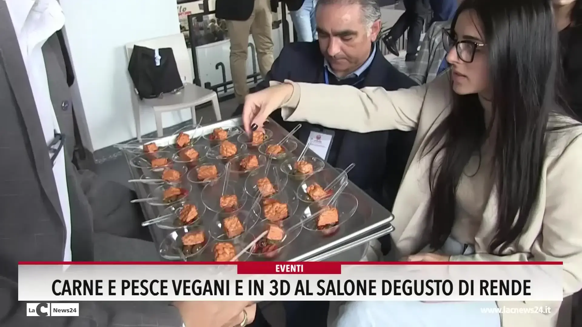 Carne e pesce vegani e in 3d al salone degusto di Rende.