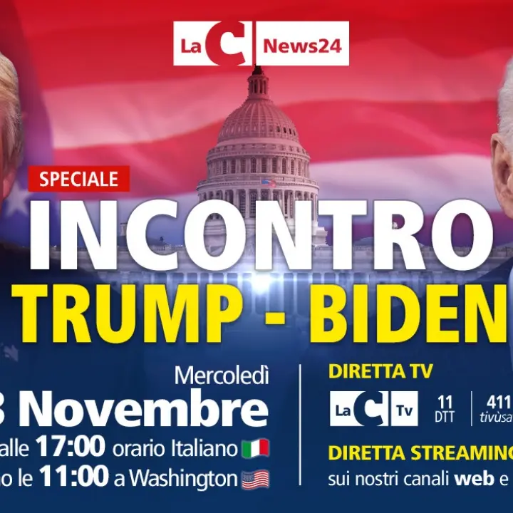 Da Biden a Trump, oggi l’incontro alla Casa Bianca: segui lo speciale su LaC Tv