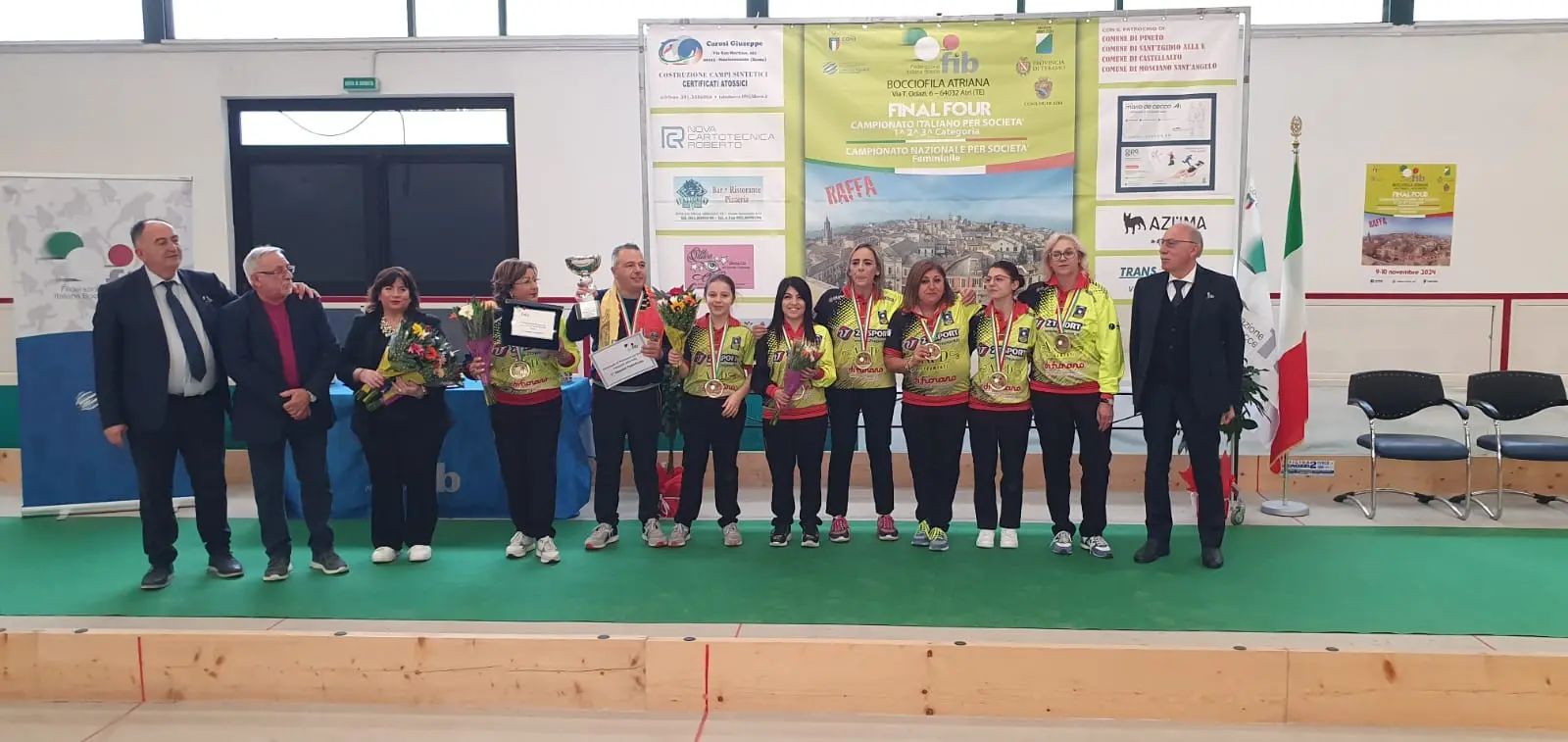 Le donne della Bocciofila Catanzarese sul tetto d’Italia: decisiva per la vittoria una 13enne\n