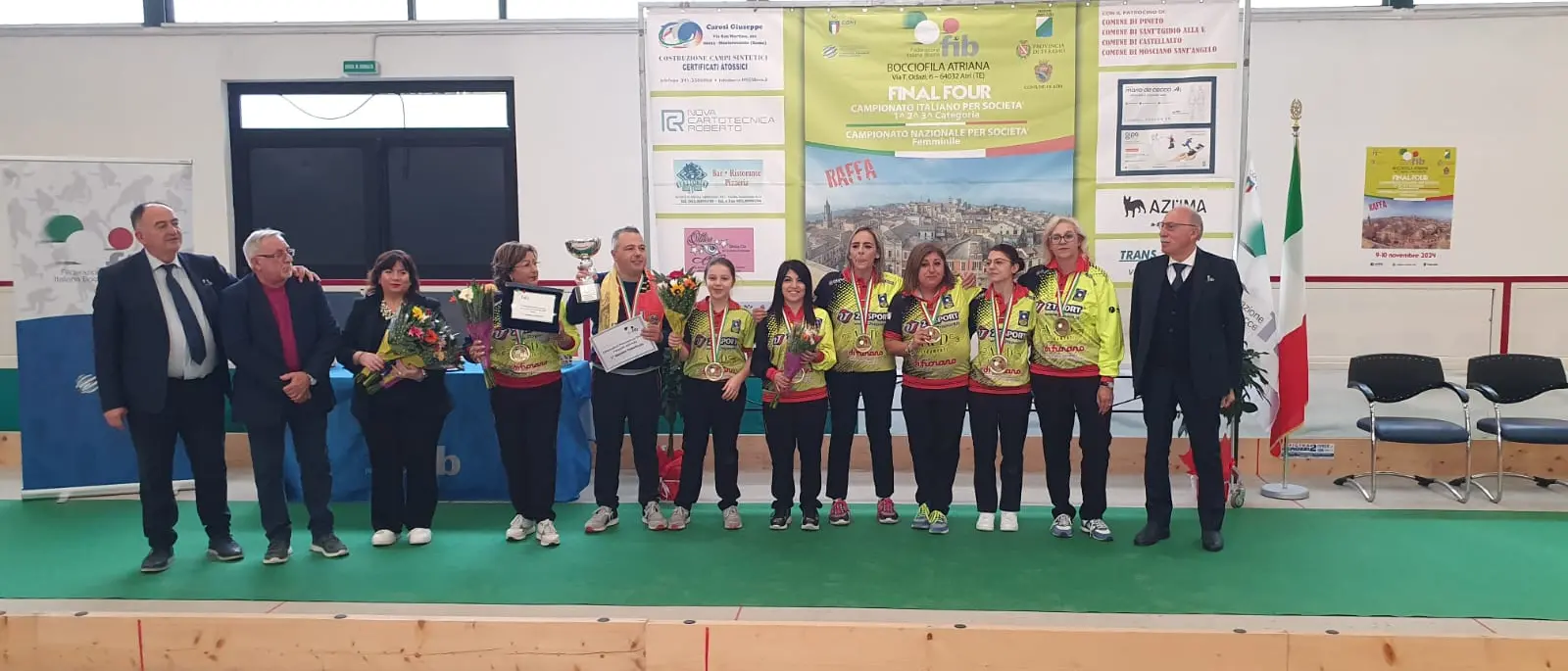 Le donne della Bocciofila Catanzarese sul tetto d’Italia: decisiva per la vittoria una 13enne\n