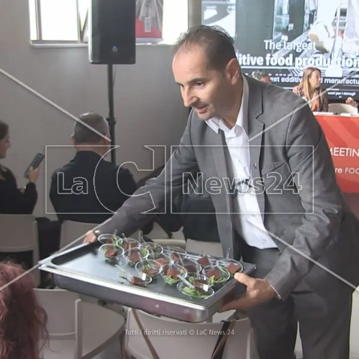 Stampato e…\u00A0mangiato. Al Salone DeGusto di Rende salmone e carne vegani in 3D\n