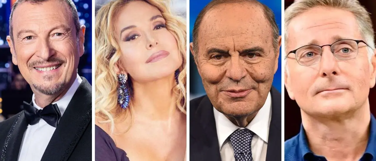 Colpi di scena in TV: Amadeus, Bonolis e D'Urso tra trasferimenti, ritorni e sfide senza fine tra Rai e Mediaset. E pure Vespa ci pensa su…\n