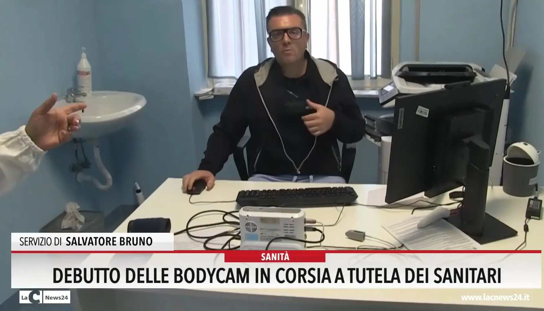 Debutto delle BodyCam in corsia a tutela dei sanitari