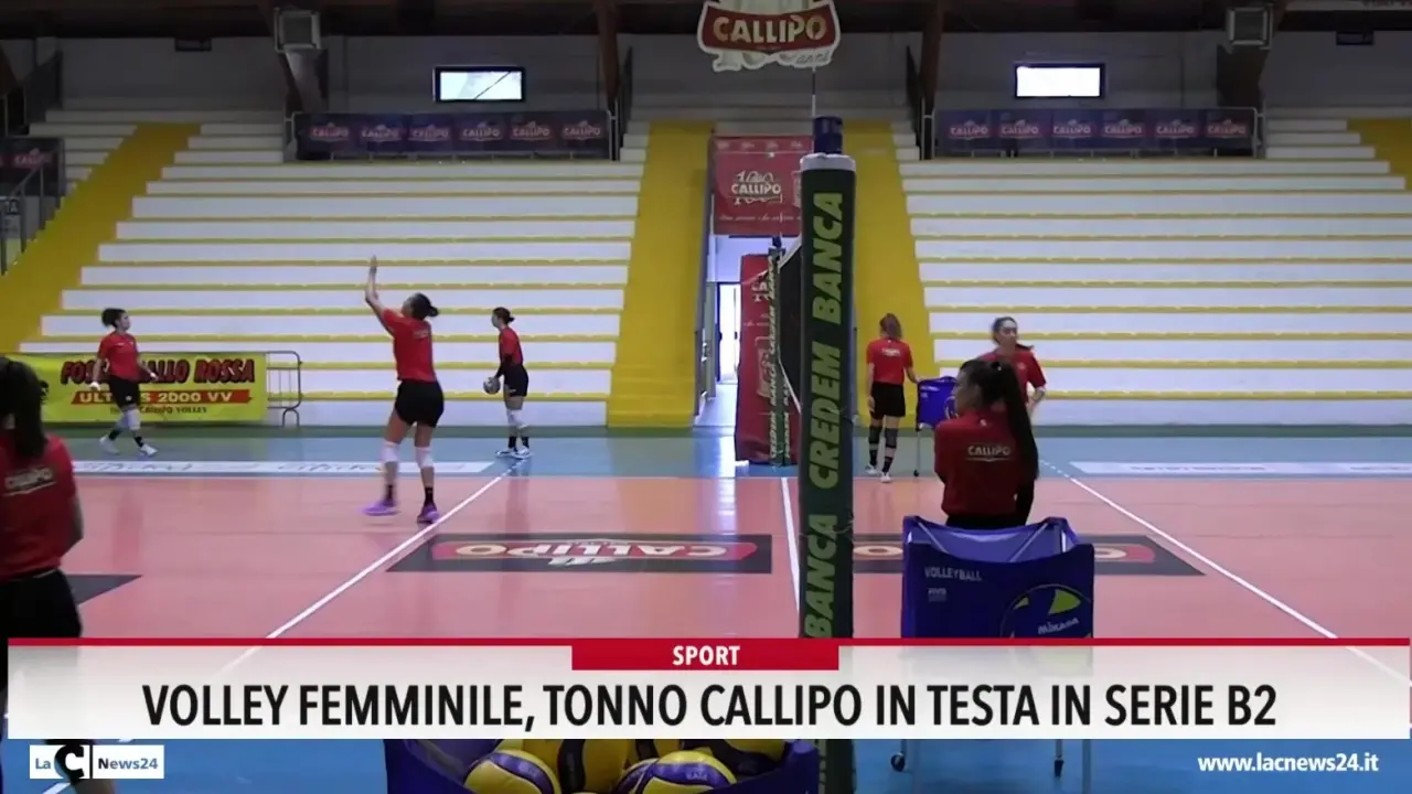 Volley femminile, Tonno Callipo in testa in serie B2