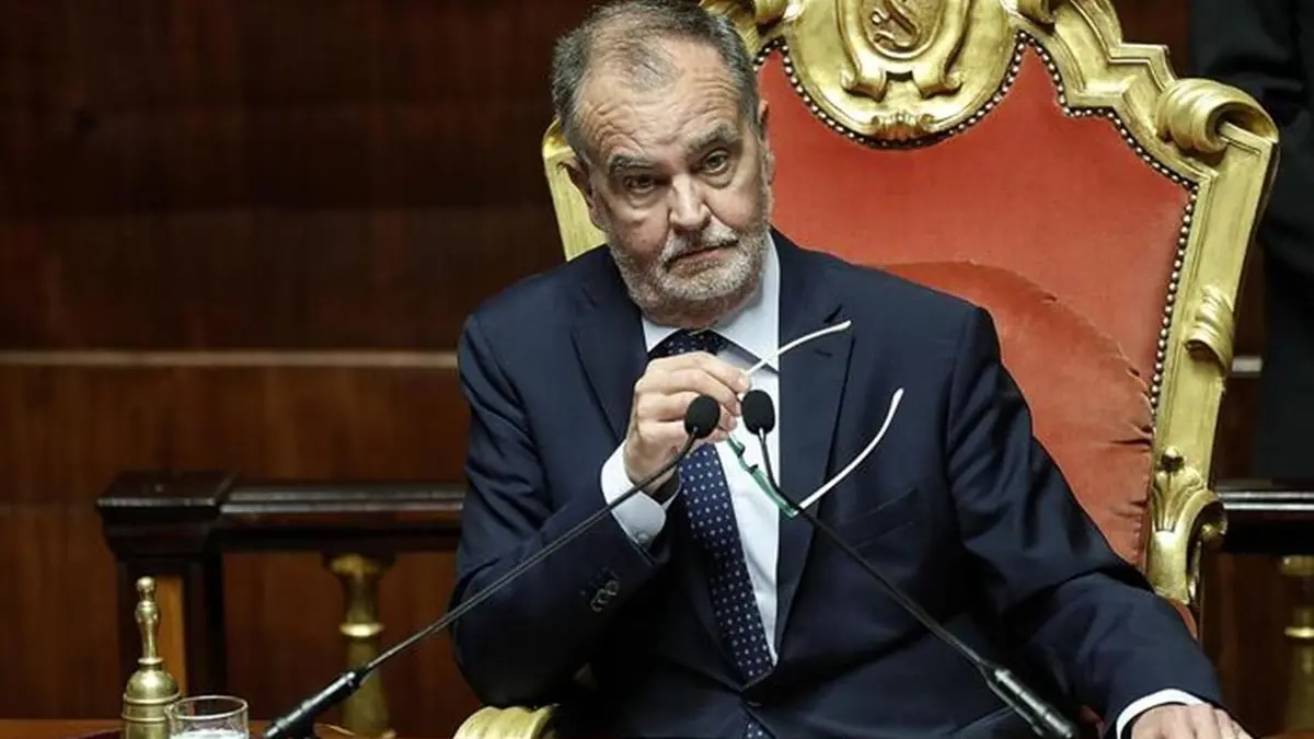 Il ministro Calderoli, foto ansa