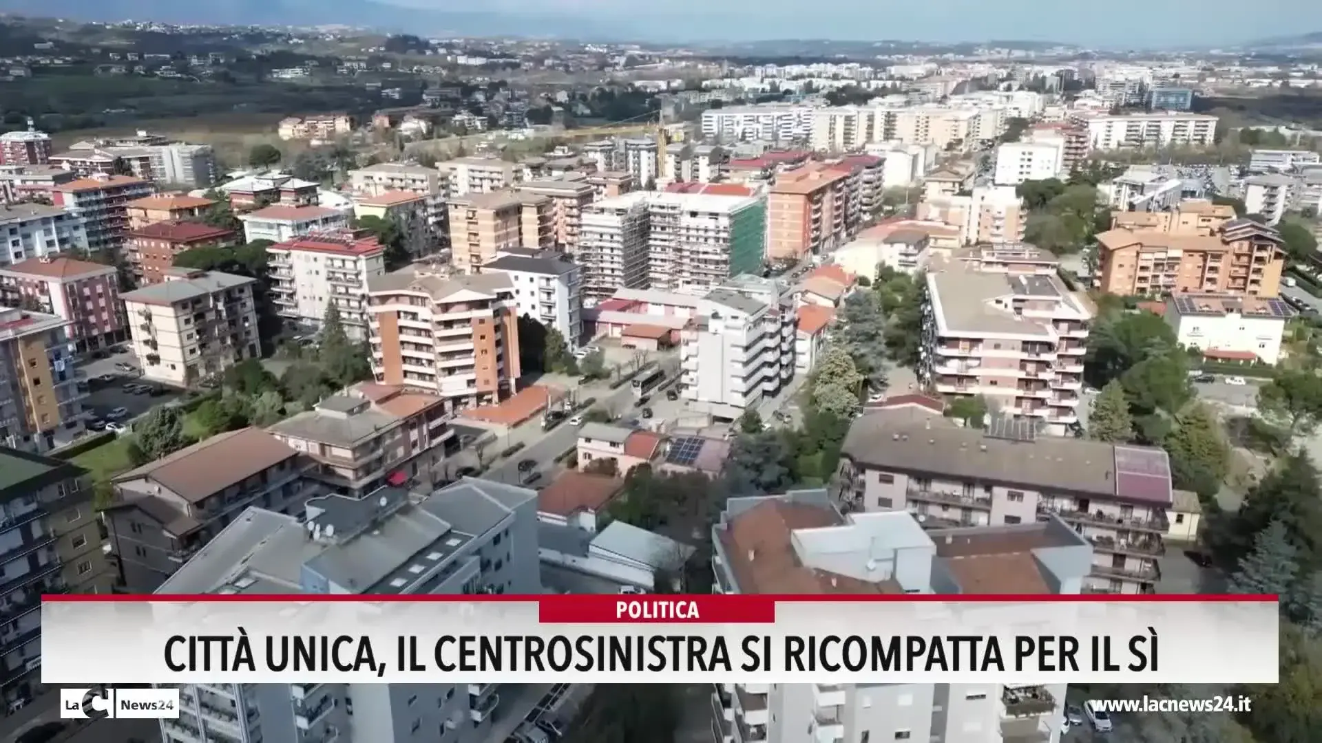 Città unica, il centrosinistra si ricompatta per il sì