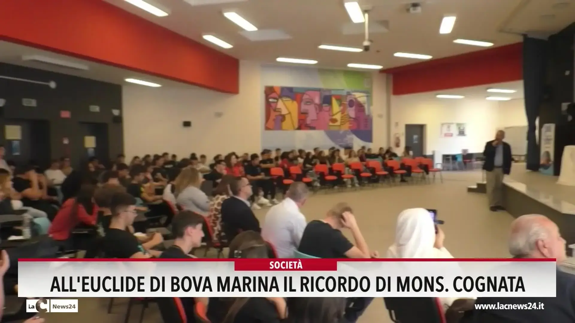 All'istituto Euclide di Bova marina il ricordo di Mons. Cognata