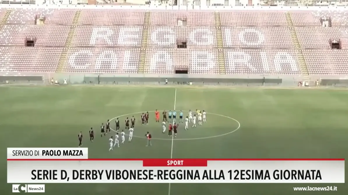 Serie D, derby Vibonese-Reggina alla 12esima giornata