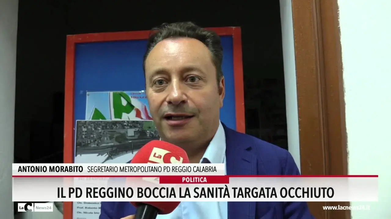 Il Pd reggino boccia la sanità targata Occhiuto