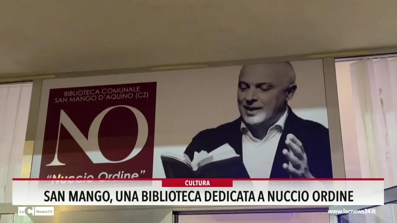 San Mango, una biblioteca dedicata a Nuccio Ordine