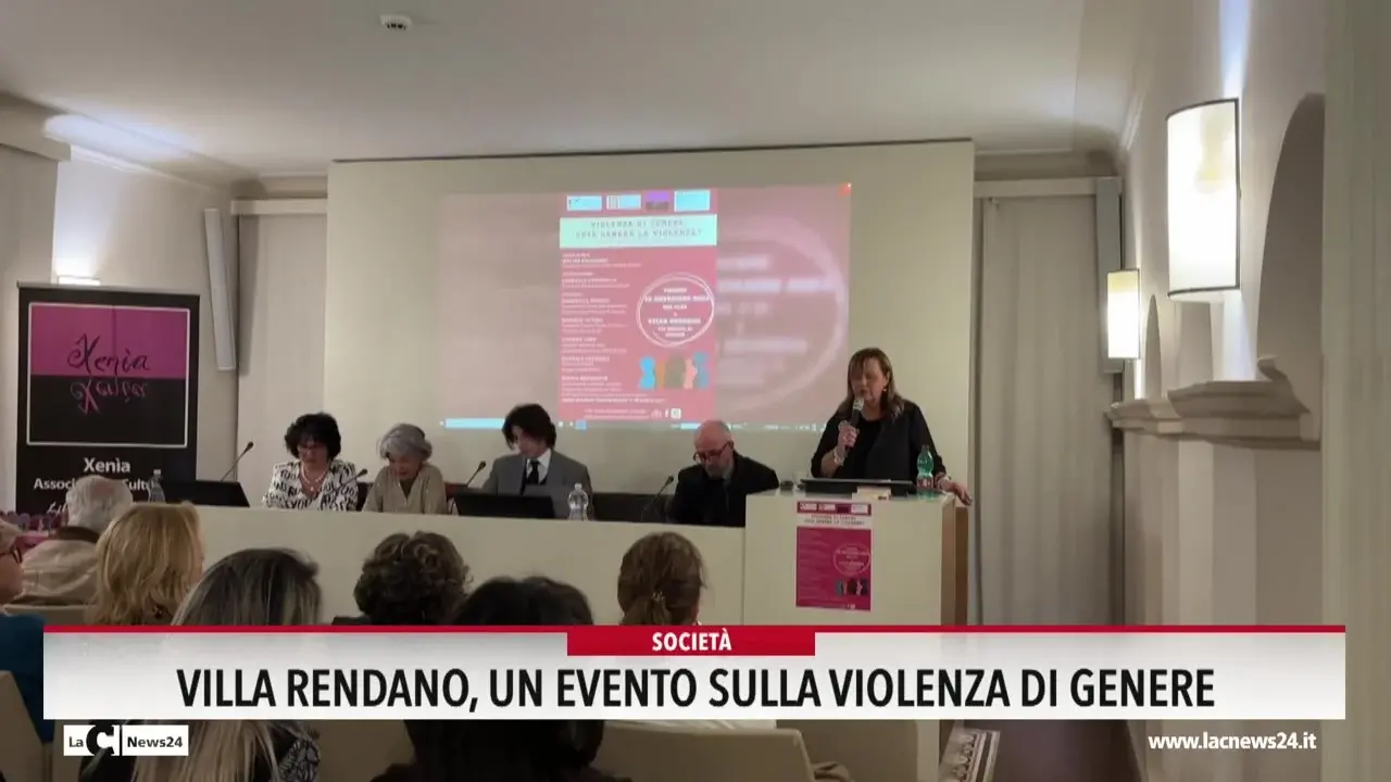 A Villa Rendano un evento sulla violenza di genere