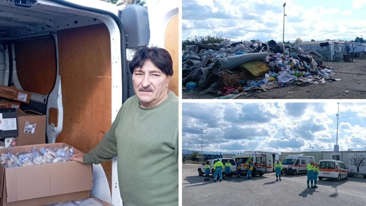Alla Tendopoli di San Ferdinando\u00A0visite mediche, viveri e coperte per i migranti: «È una grazia per questi ragazzi»\n