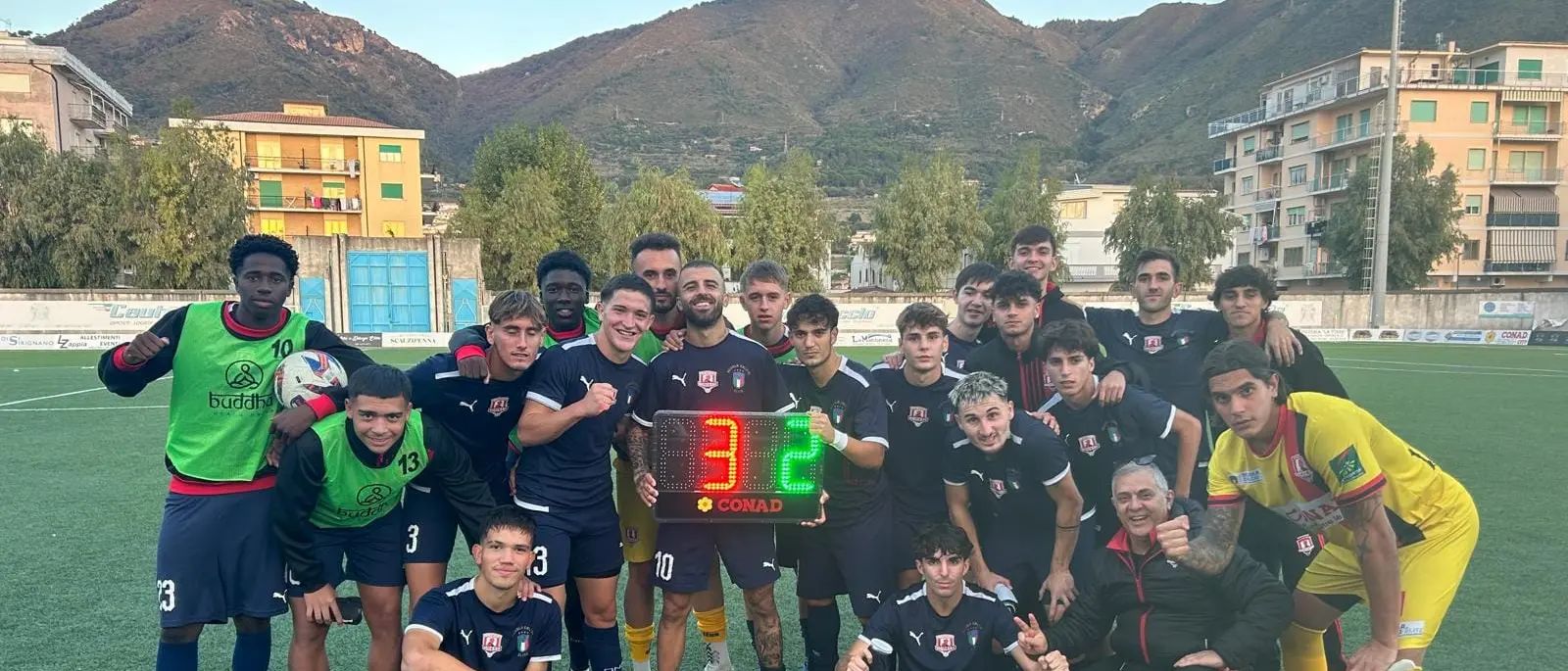 Il PraiaTortora batte 3-2 il Rende e rimane a due passi dalla vetta. Poltero: «Grande carattere sullo svantaggio»