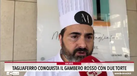 Tagliaferro conquista il Gambero Rosso con due torte