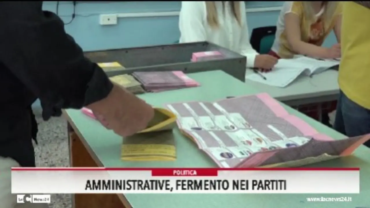 Amministrative, fermento nei partiti