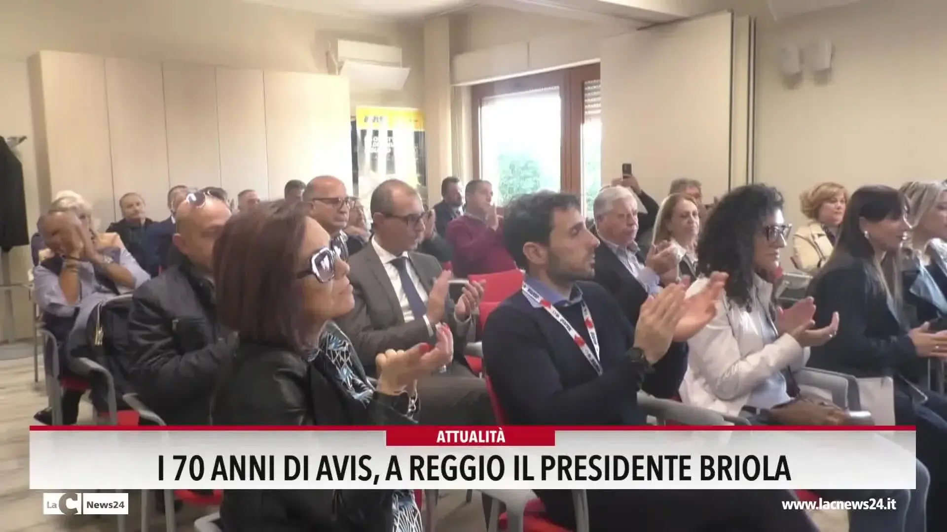 I 70 anni di AVIS a Reggio il presidente Briola