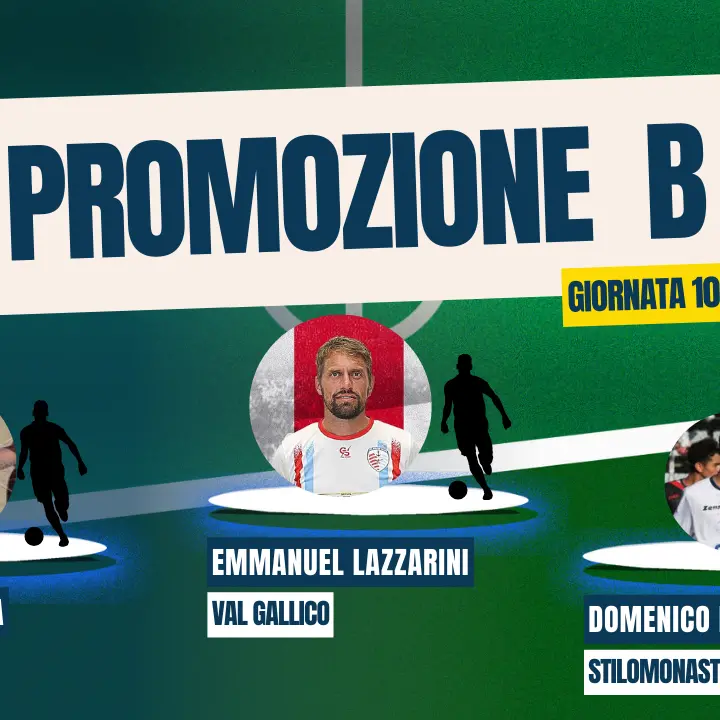 Promozione B, Lazzarini riporta al successo il Val Gallico. Brilla la classe di Gligora in casa Africo. Lo Stilomonasterace si gode Belluzzi