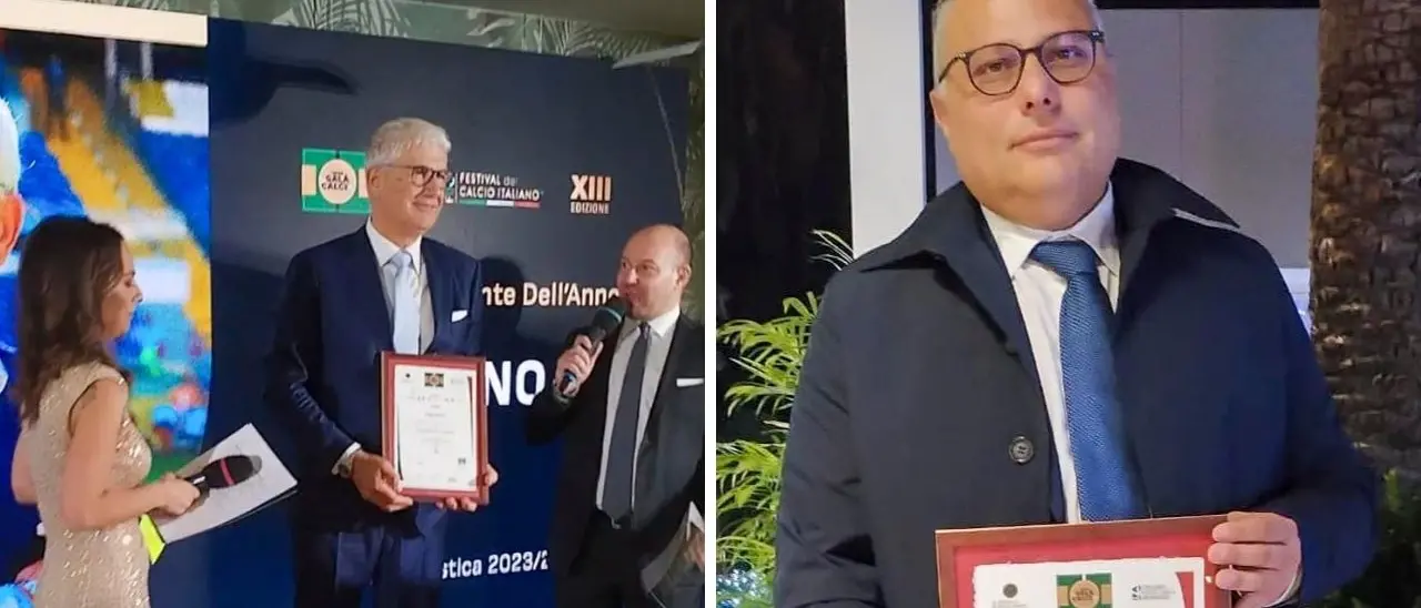 La soddisfazione dell’Us Catanzaro per i premi\u00A0al Gran Galà del calcio: «Testimoniano\u00A0valore del\u00A0progetto»\n