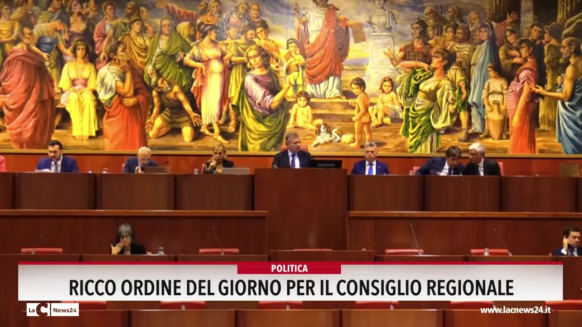 Ricco ordine del giorno per il Consiglio regionale