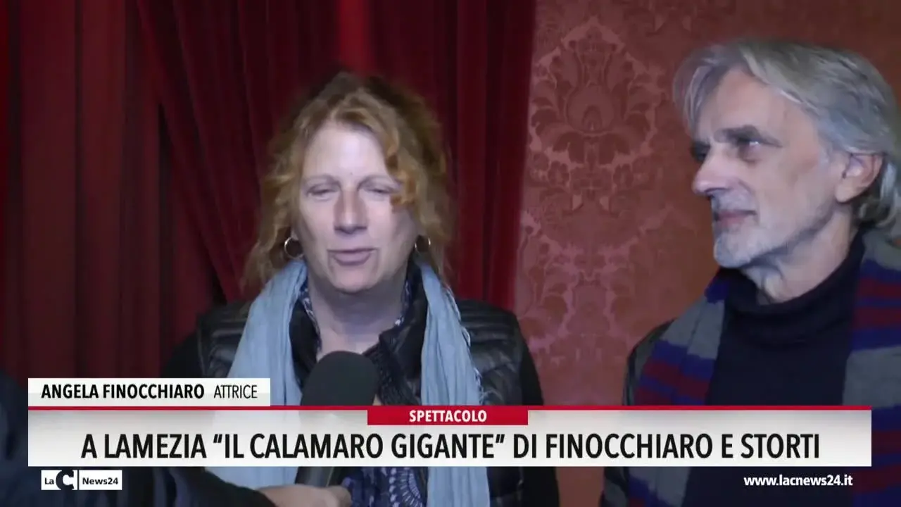 A Lamezia \"Il calamaro gigante\" di Angela Finocchiaro