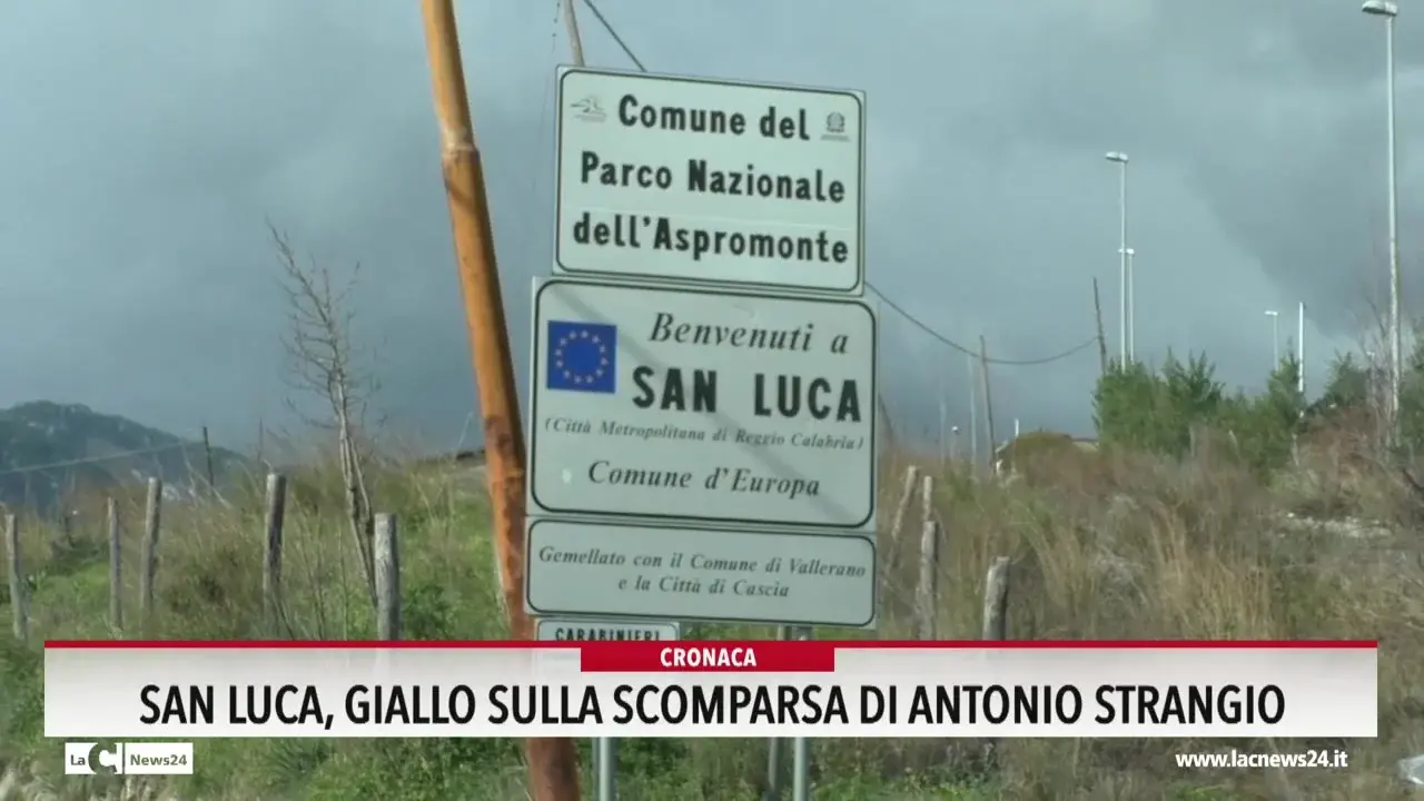 San Luca, giallo sulla scomparsa di Antonio Strangio