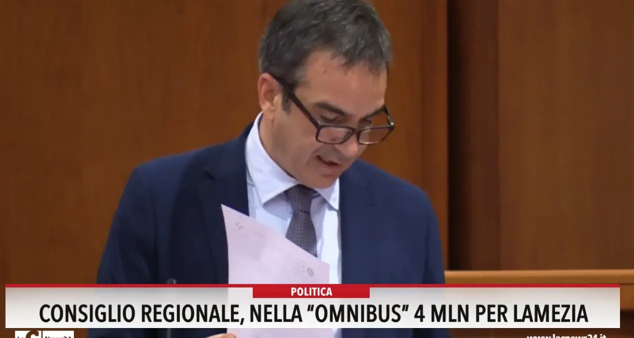 Consiglio Regionale, nella omnibus 4 milioni per Lamezia