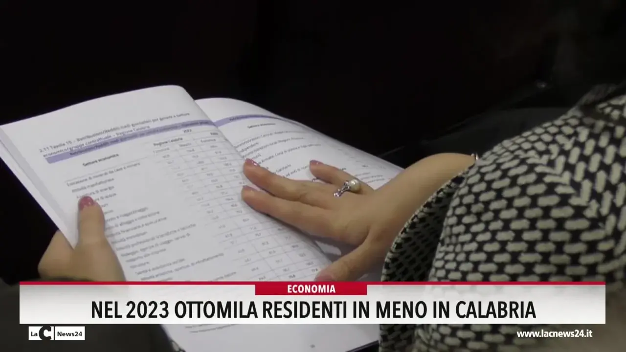 Nel 2023 ottomila residenti in meno in Calabria