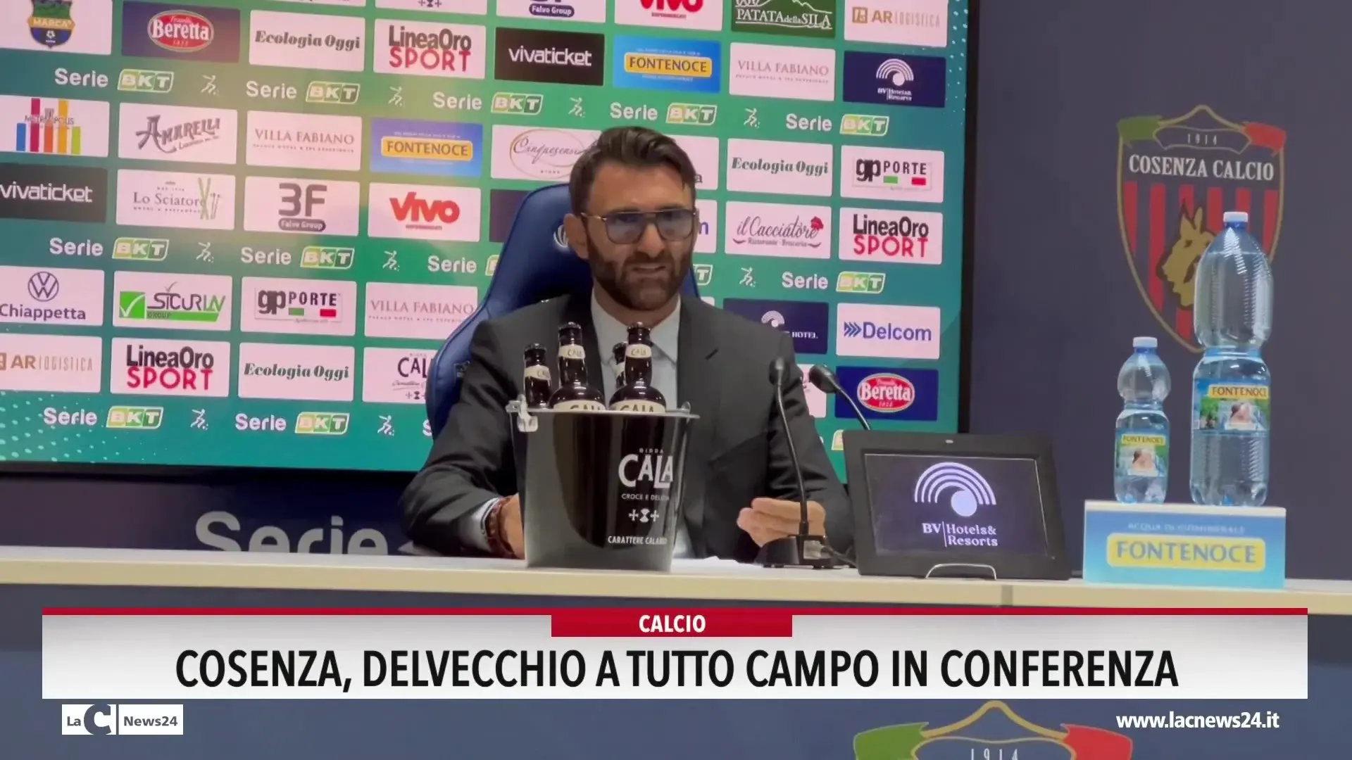 Cosenza, Delvecchio a tutto campo in conferenza