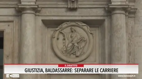 Giustizia, Baldassarre: «Separare le carriere»