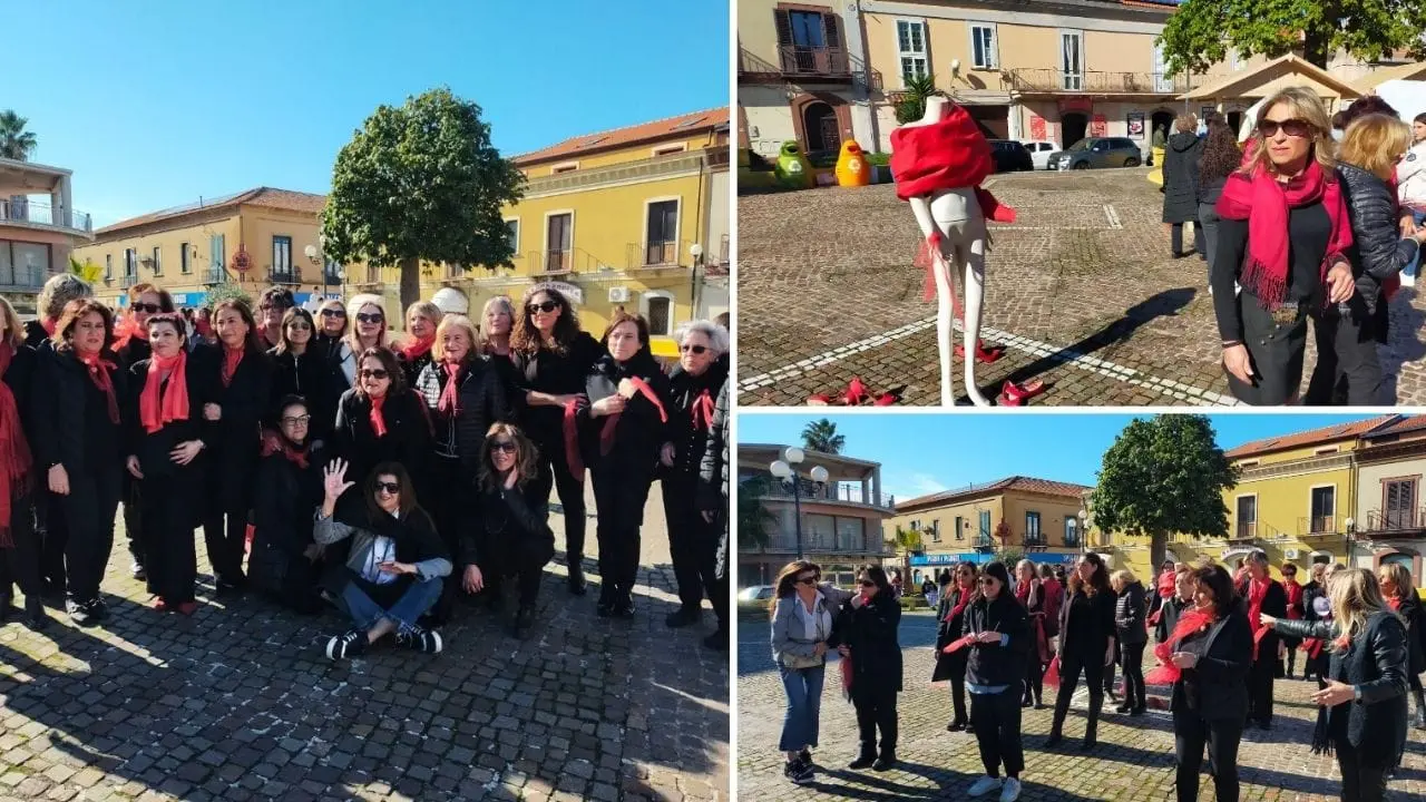 Gioia Tauro, flash mob contro la violenza di genere\u00A0per abbattere il silenzio:\u00A0«È come una preghiera»\n