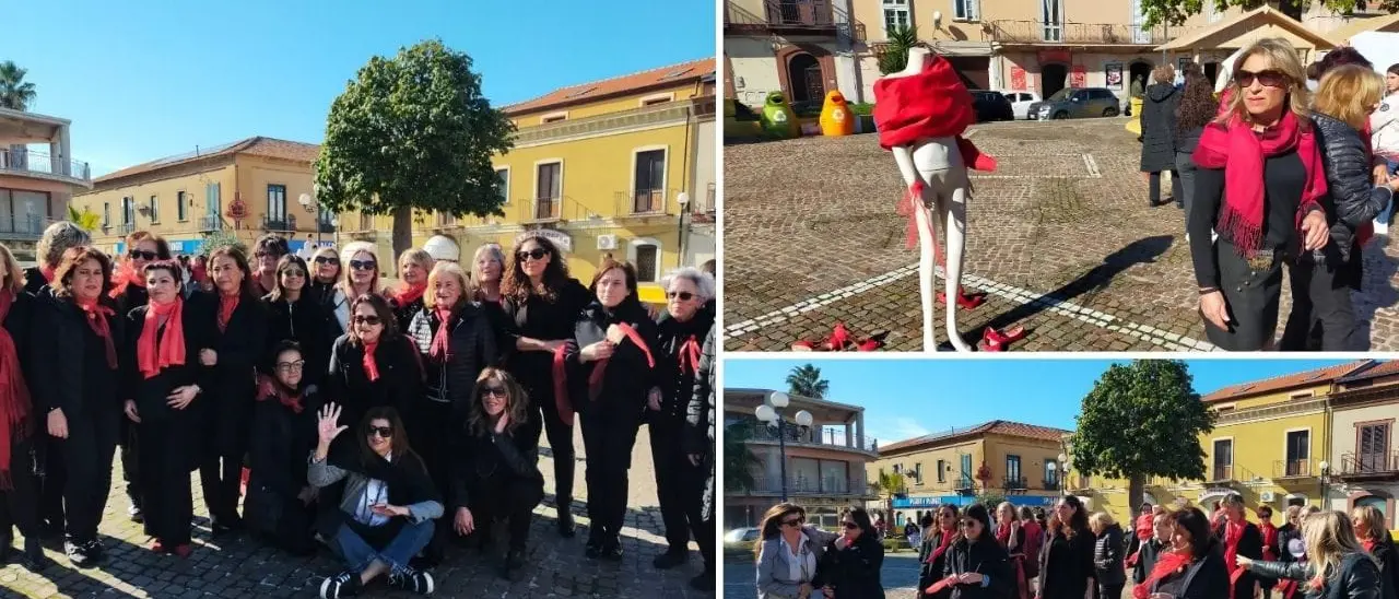 Gioia Tauro, flash mob contro la violenza di genere\u00A0per abbattere il silenzio:\u00A0«È come una preghiera»\n
