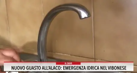 Nuovo guasto all'Alaco: emergenza idrica nel Vibonese