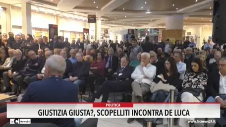 Alla ricerca di una giustizia giusta, Scopelliti incontra De Luca