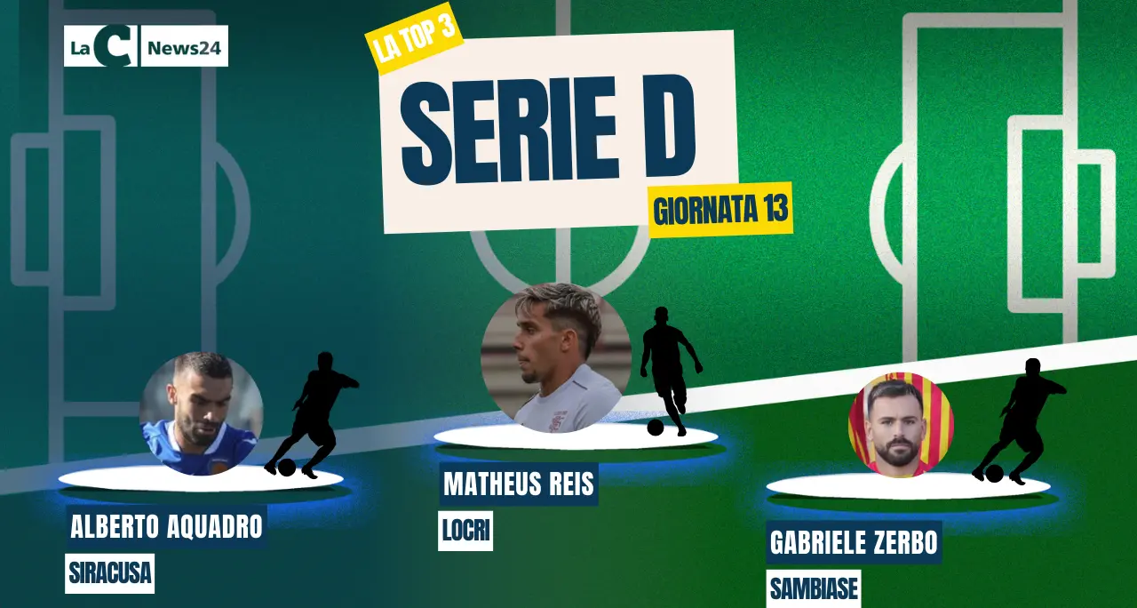 Serie D: Reis risolleva il Locri, Zerbo apre le danze per il Sambiase. Nella Top 3\u00A0anche Acquadro, che lancia il Siracusa in vetta\n