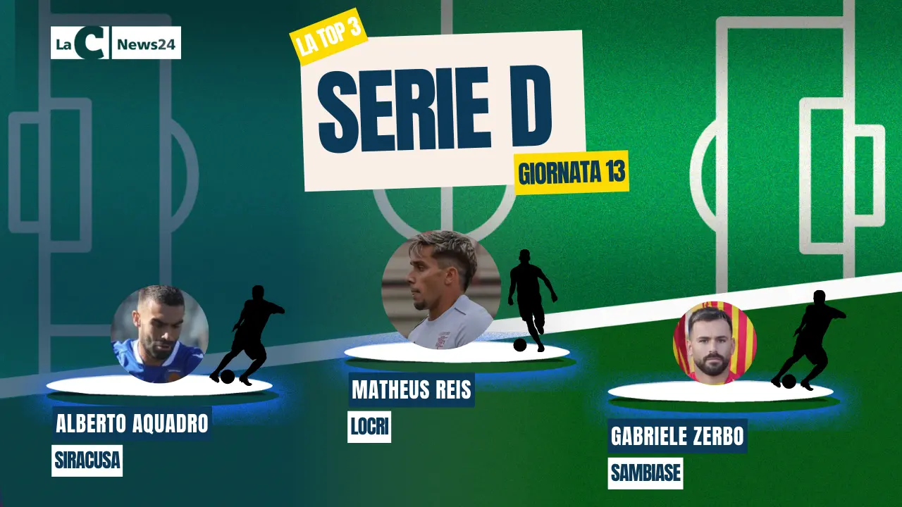 Serie D: Reis risolleva il Locri, Zerbo apre le danze per il Sambiase. Nella Top 3\u00A0anche Acquadro, che lancia il Siracusa in vetta\n