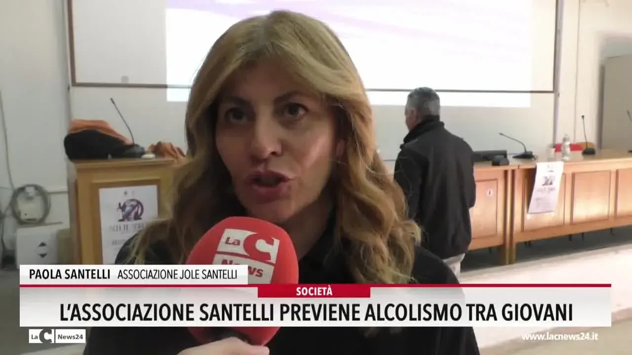 L'associazione Santelli previene l'alcolismo tra giovani