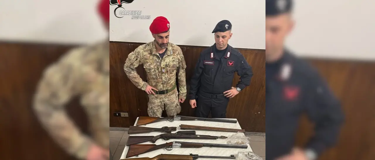 Armi illegali e munizioni\u00A0nascoste nelle campagne di Melito Porto Salvo: denunciate 3 persone\u00A0\n