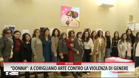 Donna a Corigliano, arte contro la violenza di genere