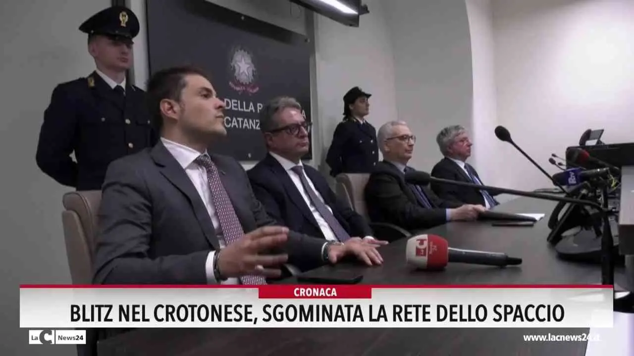 Blitz nel Crotonese, sgominata la rete dello spaccio